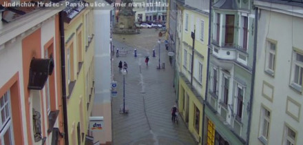 Imagen de vista previa de la cámara web Jindřichův Hradec - Panská street